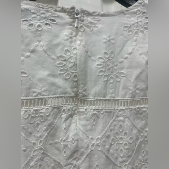 GUESS • Naya Eyelet Dress • White - Picture 10 of 11
